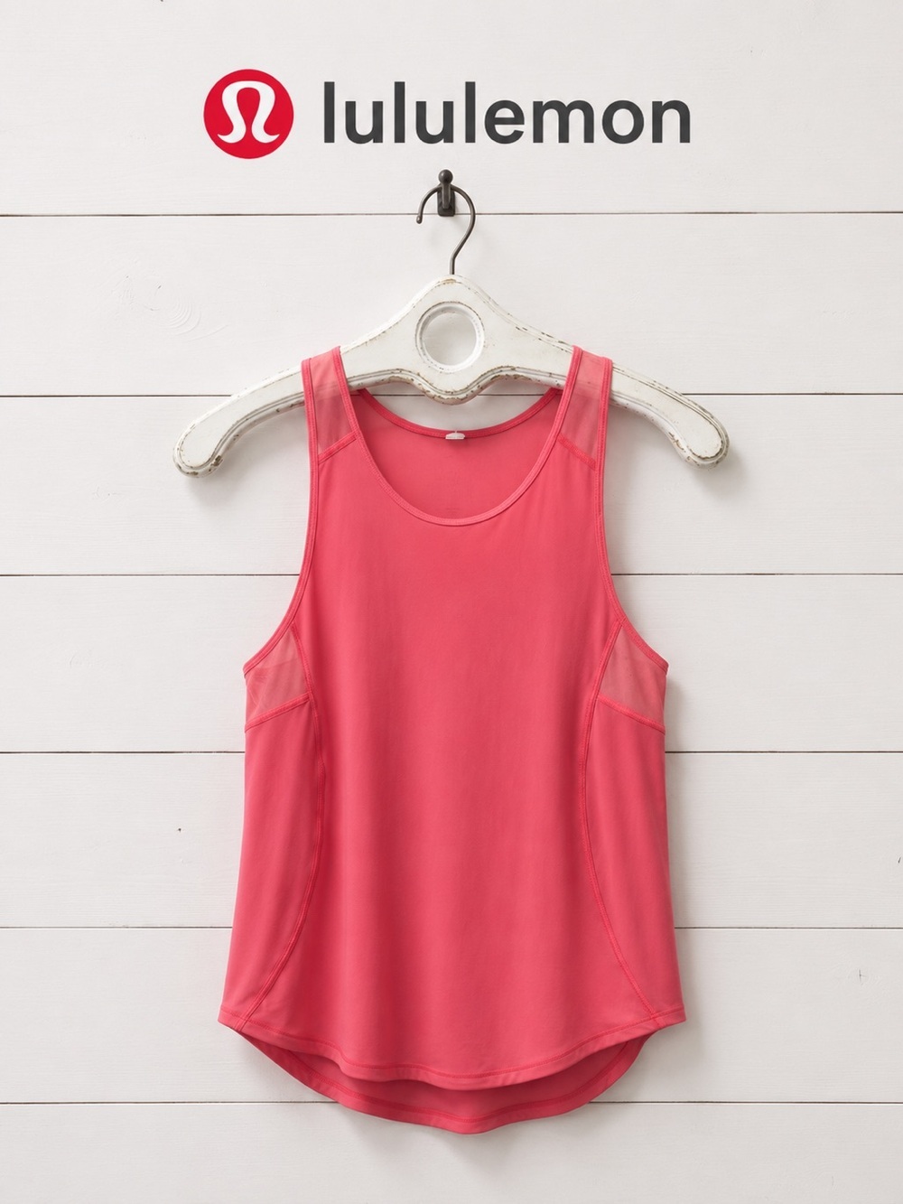 LULULEMON Pink Mesh Racerback Tank Top XS/S